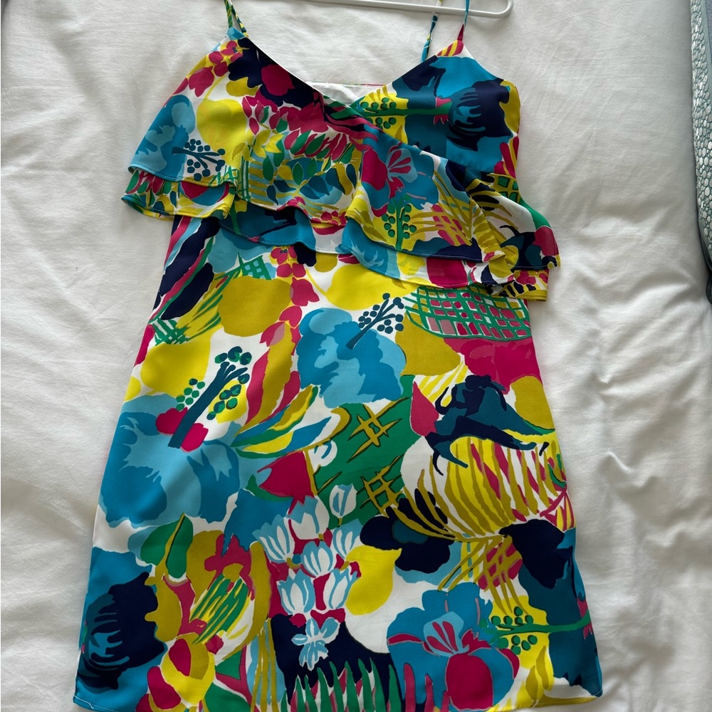 J Crew spaghetti strap sundress floral size 2